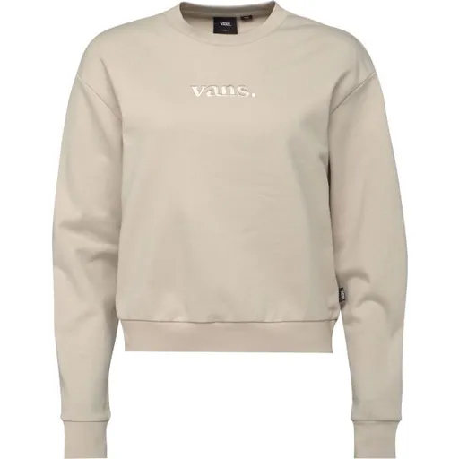 Vans ESSENTIAL H-FT RLX CREW W Dámská mikina, béžová, velikost