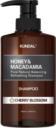 KUNDAL Přírodní hydratační šampon Honey & Macadamia Cherry Blossom (Nature Shampoo) 500 ml