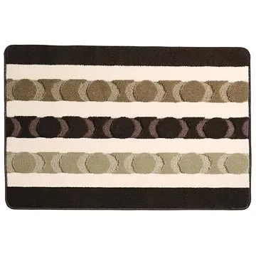 Bellatex Běhoun - 80 × 120 cm - hnědé kroužky (3625)