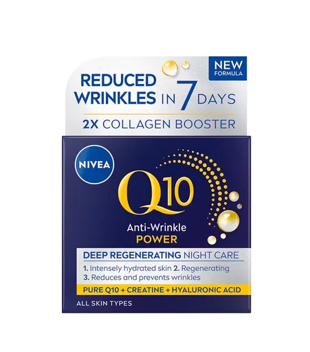 Nivea Q10 Power Zpevňující noční krém proti vráskám 50 ml