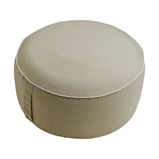 Venkovní nafukovací puf St. Maxime Taupe - Ø 55*25 cm Mars & More