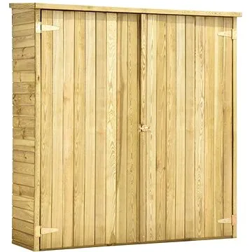 SHUMEE Skříň zahradní, borovice 163 x 50 x 171 cm (46362)