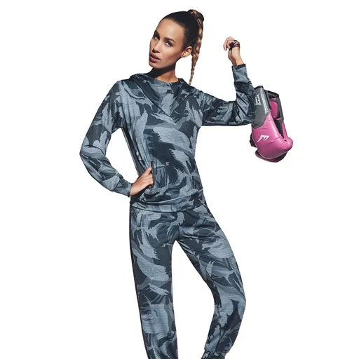 Dámská sportovní mikina BAS BLACK Athena Blouse multicolor XL