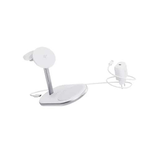 Epico Qi2 3in1 Mag+ nabíjecí stojánek EX60 - bílá