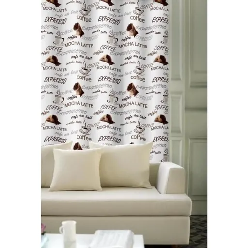 Výprodej dekoračního závěsu , OXY Káva, 140 x 160 cm