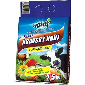 AGRO Pravý kravský hnůj 2,5 kg  (000778)