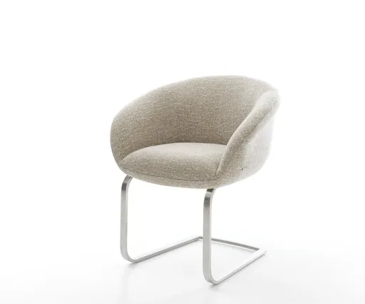 Jídelní židle Vinka-Flex s područkami látka Měkký béžová