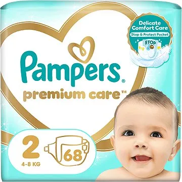 PAMPERS Premium Care vel. 2 (68 ks) (8001841104874)