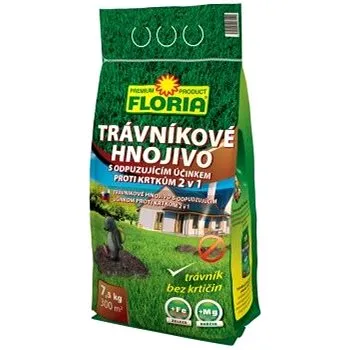 FLORIA Trávníkové hnojivo s odpuzujícím účinkem proti krtkům 7,5kg (008214)