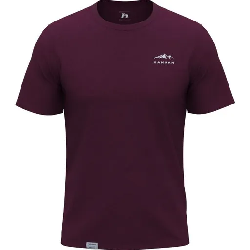 Hannah FRED Pánské tričko, vínová, velikost XXXL