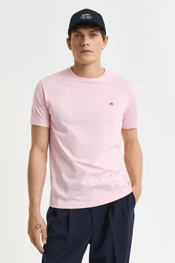 TRIČKO GANT REG SHIELD SS T-SHIRT CALIFORNIA PINK