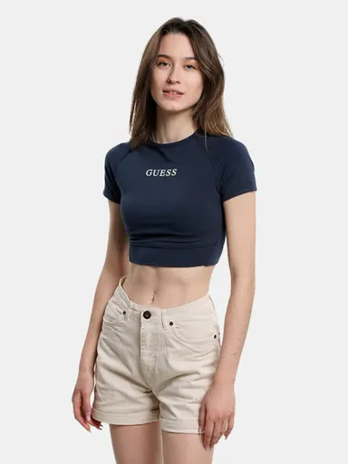 Guess dámský modrý top V3RP16KABR0 M