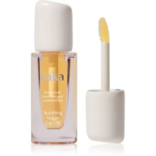 Laka Soothing Vegan Lip Oil olej na rty se zklidňujícím účinkem odstín Nourishing Yellow 4.5 ml