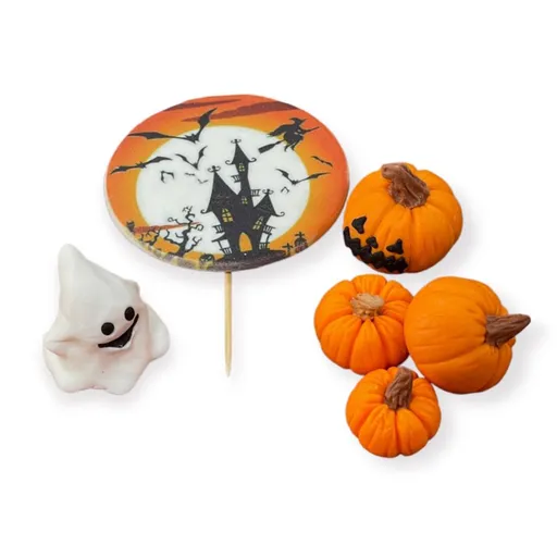 Halloweenská sada cukrových dekorací - K-Decor