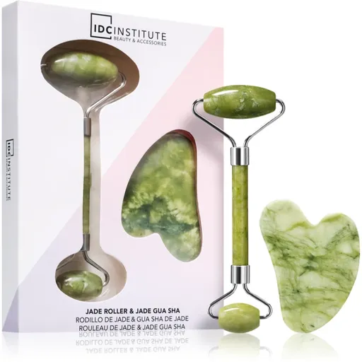 IDC Institute Jade masážní pomůcka na obličej 2 ks