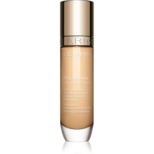 Clarins Skin Illusion Hydrating Foundation vysoce krycí make-up odstín 101W 30 ml