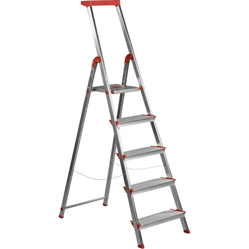 Rolser Hliníkové schůdky Brico profi použití EN131, 5 stupňů