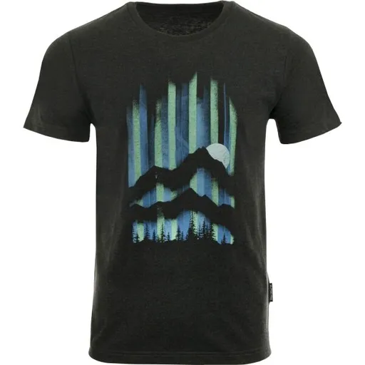 ALPINE PRO NEWEC Pánské triko, černá, velikost