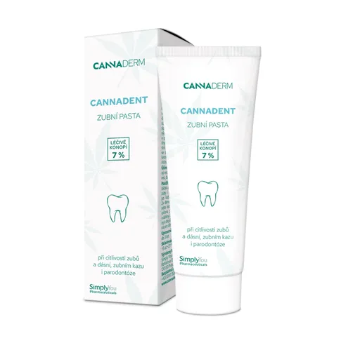 Cannaderm Cannadent zubní pasta 75 g