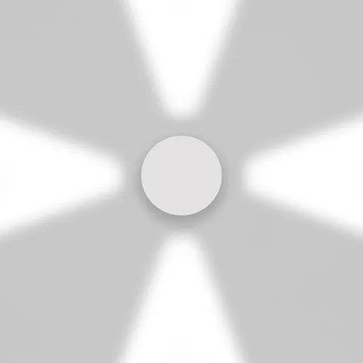 Artemide Effetto kruh 4 large beams šedá / bílá T42104LW00