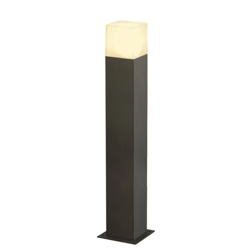 SLV BIG WHITE GRAFIT 60, venkovní stojací lampa, TC-DSE, IP44, antracit, úsporná žárovka, D/Š/V 12/12/60 cm, max. 11 W 231225