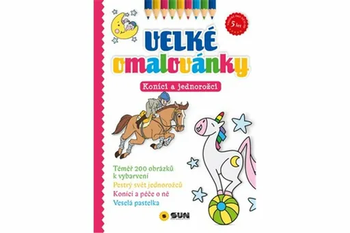 Velké omalovánky - Koníci a jednorožci (poškozená)