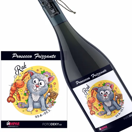 Víno Kočičí znamení – rak (Druh Vína: Prosecco)