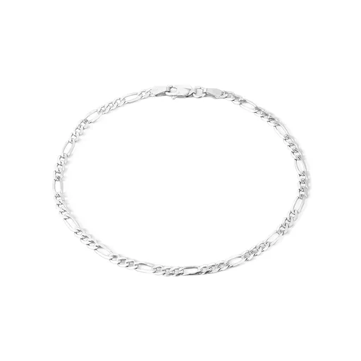 JVD Nadčasový stříbrný řetízkový náramek Figaro SVLCGADBSJ18022