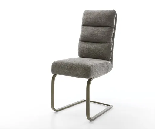 Jídelní židle Pela-Flex bouclé měkký tmavě béžová jídelní židle