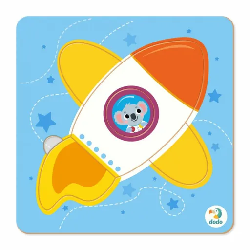 Dodo Puzzle Raketa 5 dílků
