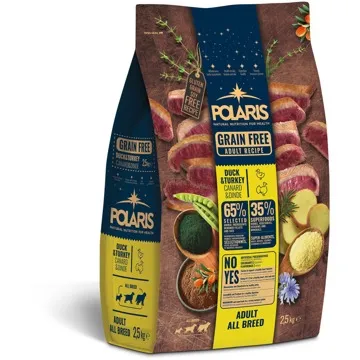 Polaris bezobilné granule s čerstvým masem Adult kachna, krůta 2,5kg (5999566110535)