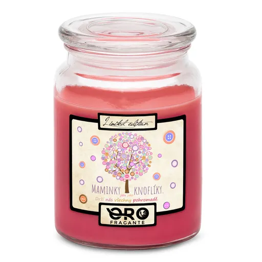 Svíčka Maminky jsou jako knoflíky (Vůně svíčky: Višně v čokoládě)