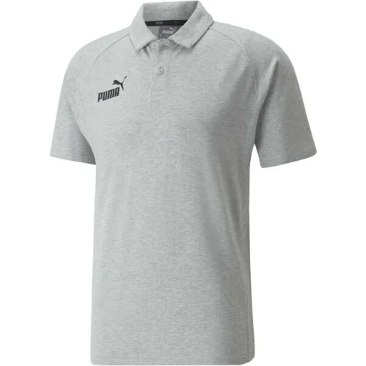Puma TEAMFINAL CASUALS POLO TEE SHIRT Pánské triko, šedá, velikost