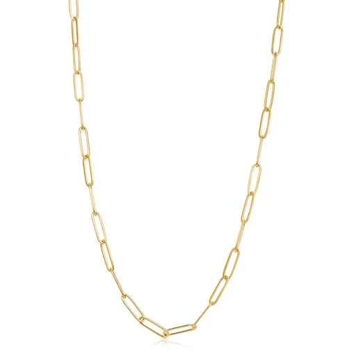 S'Agapõ Moderní pozlacený náhrdelník na přívěsky Chunky SHK02