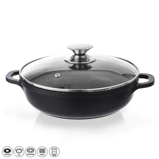 Kastrol GRANDE pr. 28 cm + skleněná poklice - ORION