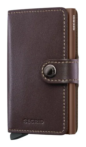 Kožená mini peněženka Secrid Miniwallet Original Chocolate
