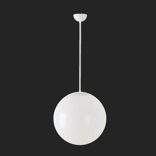 OSMONT ISI68852 ISIS P3 závěsné plastové svítidlo bílá IP40 4000 K 27W LED nouzové kombinované 1 h