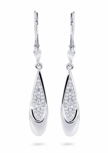 Cutie Jewellery Luxusní zlaté náušnice se zirkony Z8052-55-10-X-2