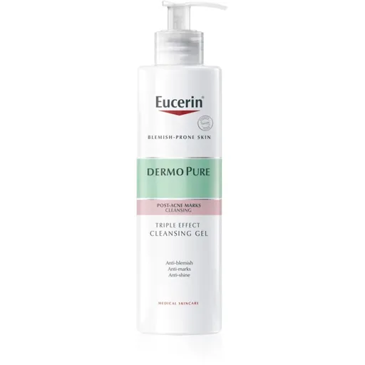 Eucerin DermoPure Triple Effect Cleansing Gel exfoliační čisticí gel s trojitým účinkem na obličej a tělo 400 ml