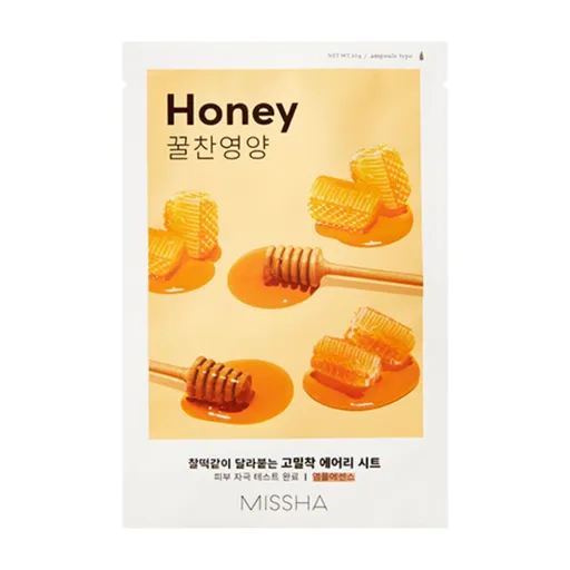 Missha Airy Fit Honey vyživující plátýnková maska 19 g