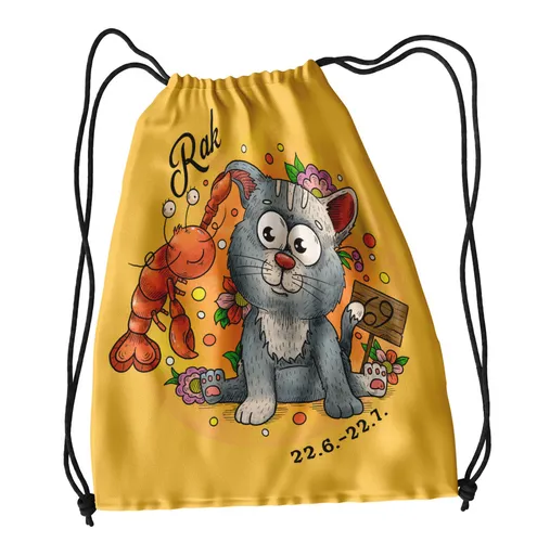 Vak na záda Kočičí znamení – rak