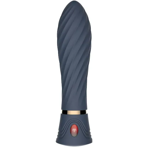 Sexy Elephant Vibrátor z dvojitého silikonu Blue Velvet (15 cm)