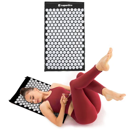 Akupresurní podložka inSPORTline AKU-500 75x44 cm černá