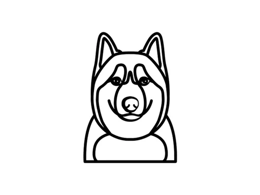 Vsepropejska Psí dekorace na zeď Plemeno: Husky