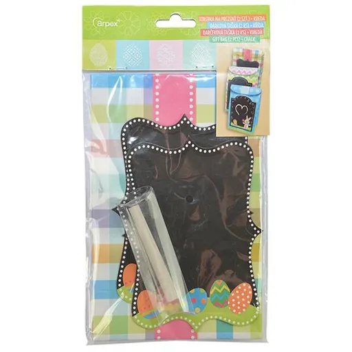 Arpex TAŠKA DÁRKOVÁ 2 KS + KŘÍDA, 12,5X20CM