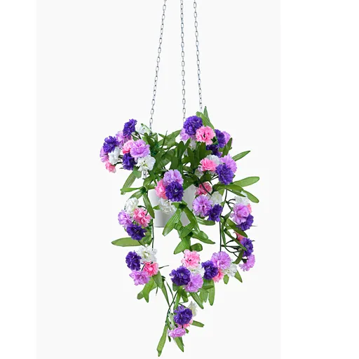 Převislá kytice karafiátů