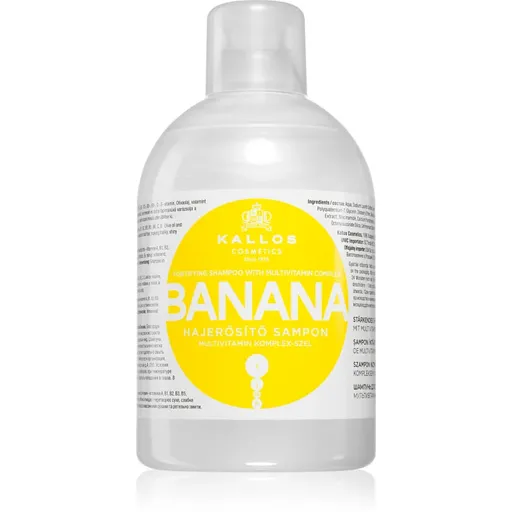 Kallos KJMN Professional Banana posilující šampon s multivitamínovým komplexem 1000 ml
