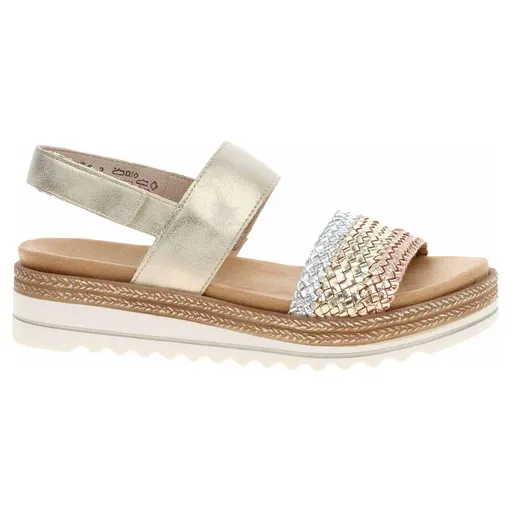 Dámské sandály Remonte D0Q56-90 metallic 38
