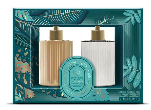 The Luxury Bathing Company Dárková sada péče o ruce Hruška & Květ nektarinky 2 ks
