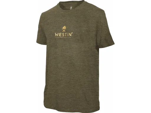 Westin tričko style t-shirt moss melange - l